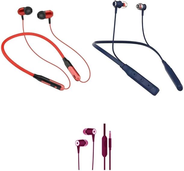 LEVELPLUS Jazz & Bluetooth Music N6 With Sl Cap Neckband Combo 45 Hours Playtime Bluetooth