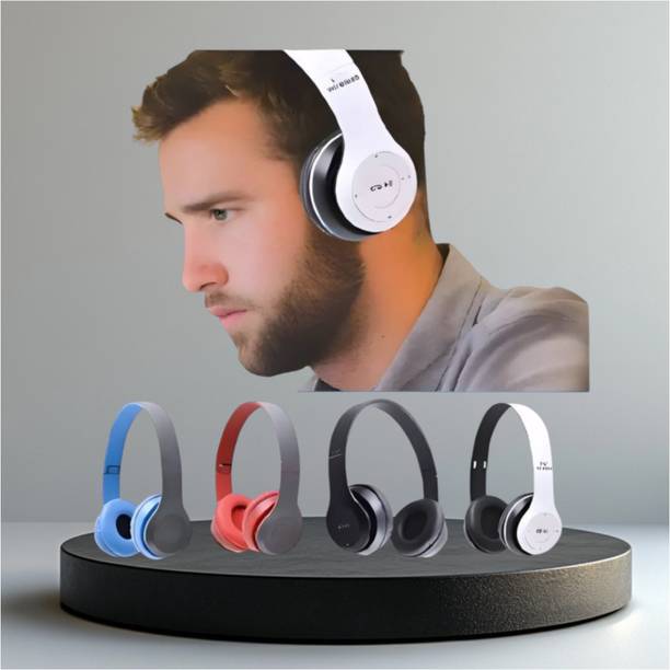 AIZINA Wireless Folding Bluetooth Headphones, Deep Bass Sound_RW Bluetooth & Wired
