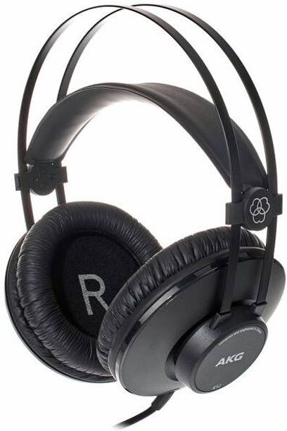 AKG K52 Closed-Back Studio Headphone Wired without Mic