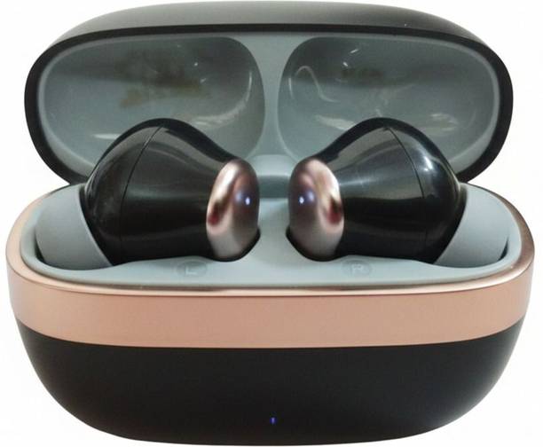MPL Wireless Earbuds with Charging Case, Rose Gold and Black, In-Ear Style Bluetooth