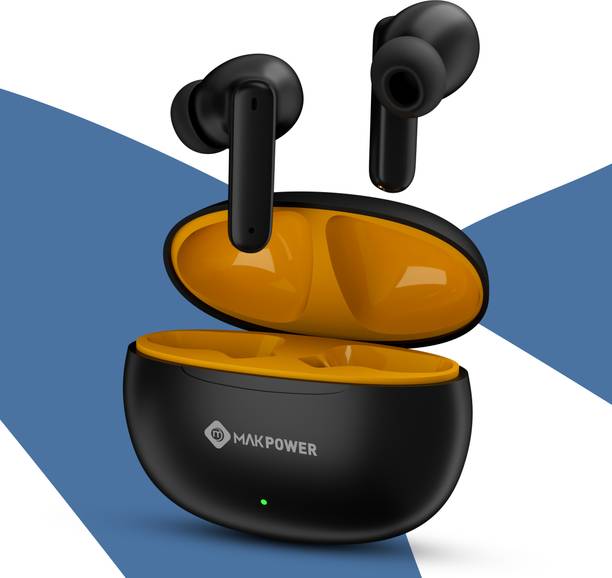 MAK POWER 40 Hours Music, TWS Earbuds with Clear Audio and Touch Control, Warm Audio Tune Bluetooth