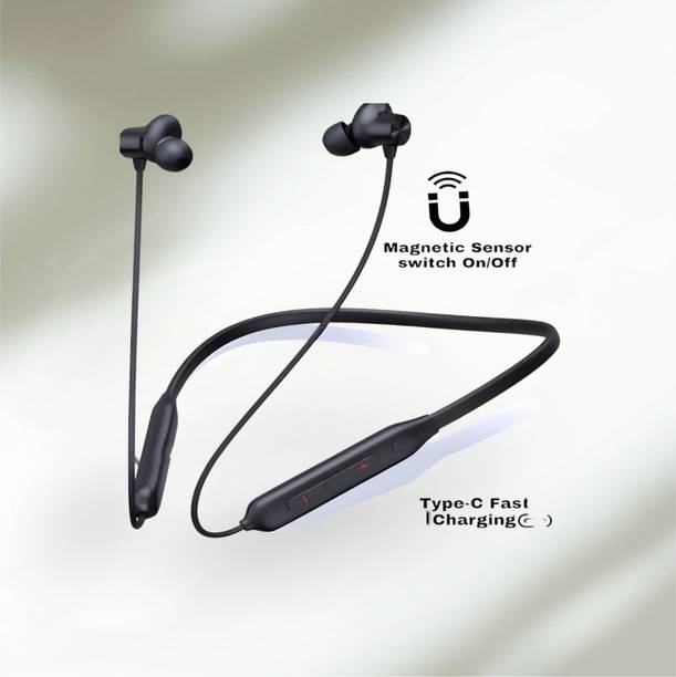 SBG MAGNETIC POWER OFF/ON 48Hr Playtime Headphone Neckband Earphone_3C Bluetooth & Wired