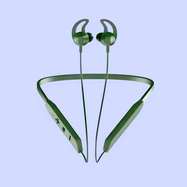 FRONY Bluetooth Headset Neckband with mic BT-Max 30H Playtime & Calling VibrationP180 Bluetooth