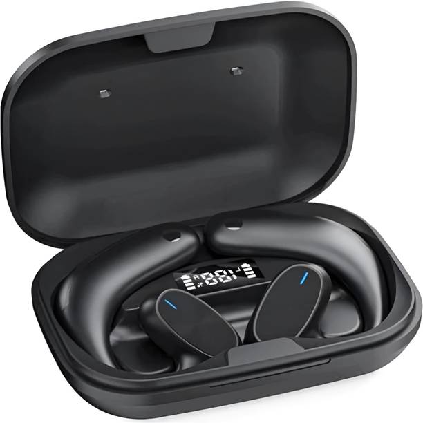 DigiClues S900 OWS Air Bone Condcution Earbuds Upto 30H Playtime With ENC Headphones Bluetooth (Black, On the Ear)