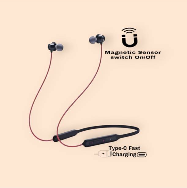 GDS Z2 Bullets Wireless Neckband with Fast Charge, 58 Hrs Battery Life, Earphone_BR Bluetooth & Wired
