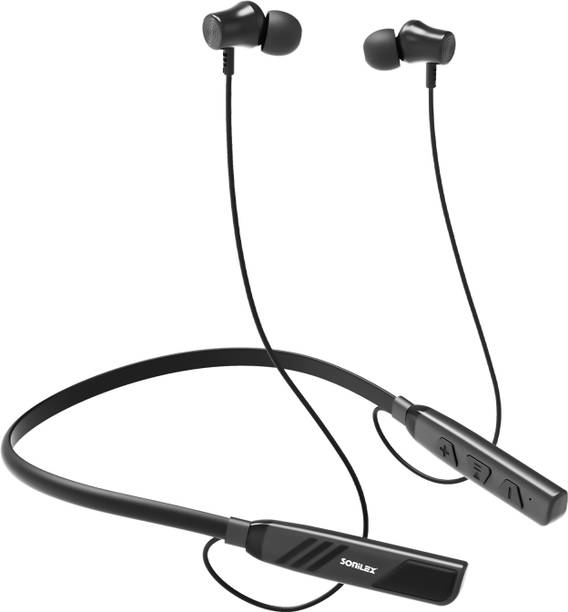 SOniLEX JHAKAAS Bluetooth Neckband With Mic, Fast Charging, 500H Standby Time, BT5.4v Bluetooth