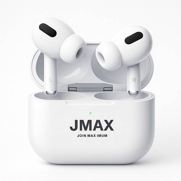 Jmax JM-TW-05 Bluetooth 5.1 TWS Earbuds with Deep Bass & 34-Hr Playtime Bluetooth