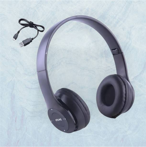 TWS Wireless Headphones with Mic & SD Card Playback, Extra Battery Life_RU Bluetooth & Wired