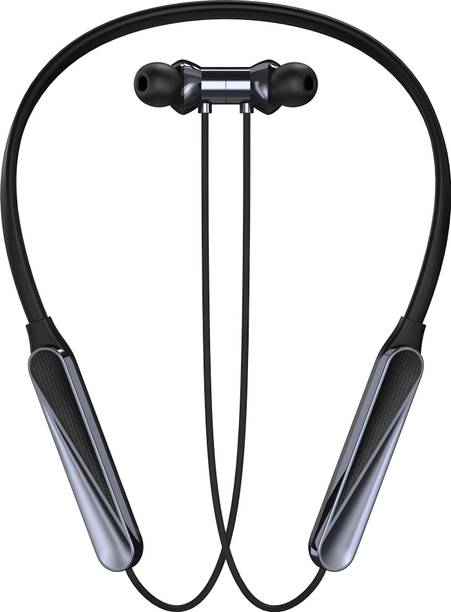 Mewiq Wireless Headphone - 100Hours Playtime Wireless Neckband headphones Earphone-2 Bluetooth Gaming