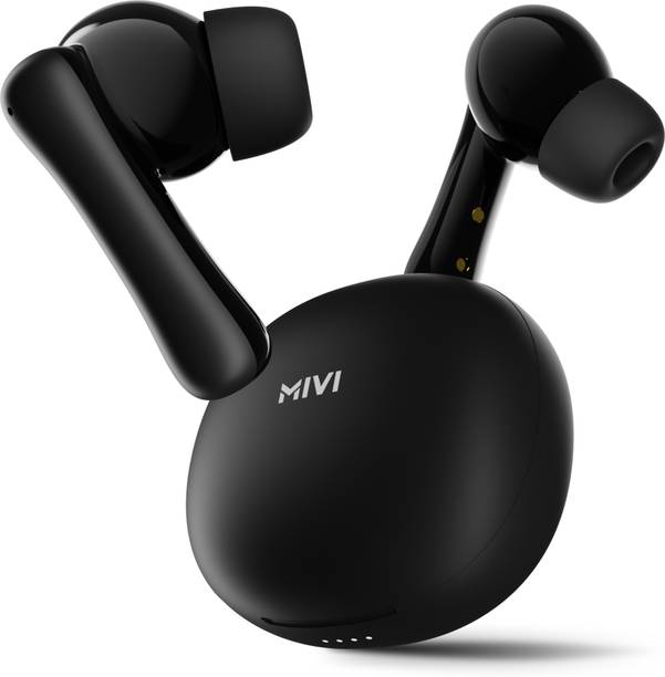 Mivi DuoPods Storm [New launch], 60 Hrs, 13mm Drivers, Fast Charging, BT v5.3 Bluetooth