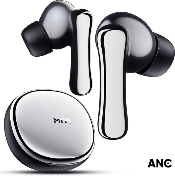 Mivi Superpods Halo, 60Hrs PT, Spatial Audio, 35db ANC, Equalizer App Supp, Fast Chg. Bluetooth