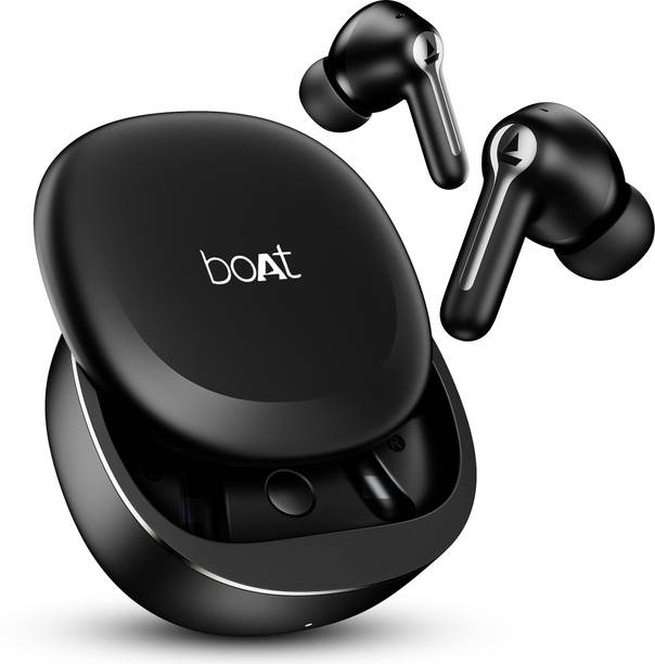 boAt Airdopes Prime 511, Volume Swipe Controls, 50H Battery, 4Mics ENx, App Support Bluetooth