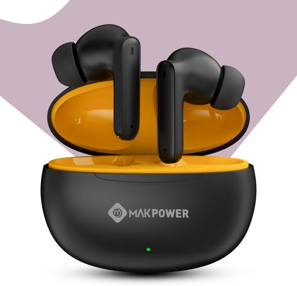 MAK POWER 40-H Music, TWS Earbuds with Clear Audio and Touch Control, Soft Bass, Firm Fit Bluetooth