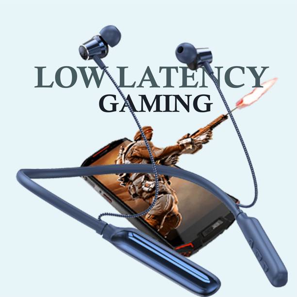 Qexle Shine C2 - MAGNETIC POWER OFF/ON 48Hr Playtime Headphone Neckband (BU1) Bluetooth Gaming