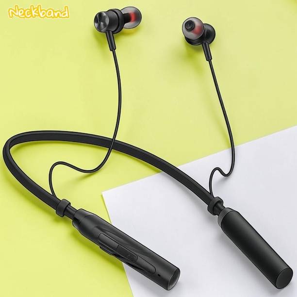 PLAYGO X353 Best Budget Neckband Earphones with Deep Bass and Fast Charging Bluetooth