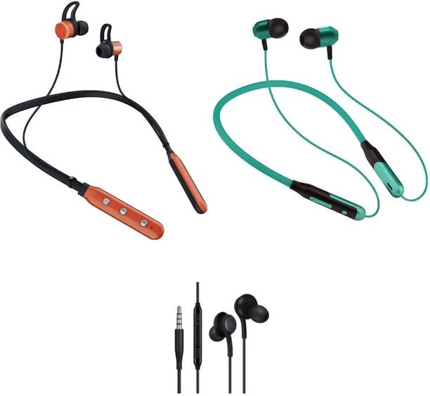 LEVELPLUS Bluetooth Music N4 & Jazz With Akg Neckband Combo 45 Hours Playtime Bluetooth