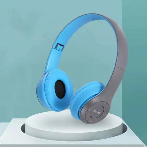 DXONE Premium Trendy Wireless Bluetooth Headset with Deep Bass Bluetooth & Wired