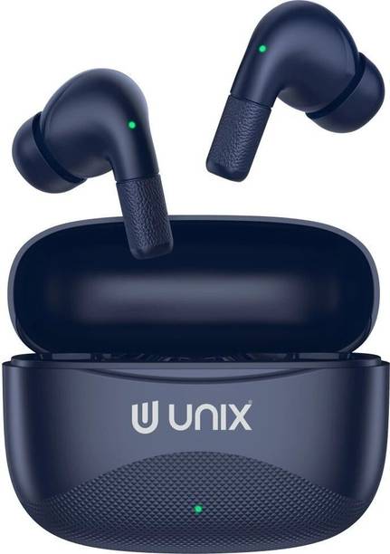 Unix Brizo Upto 48 Hours Playtime* Dual ENC 45 Ms Gaming True Wireless Earbuds Bluetooth