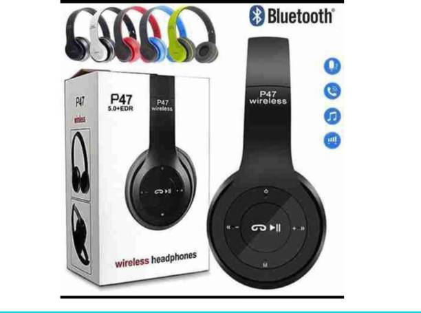 jinzs P47 Wireless Bluetooth Headphones with FM RadioE117 Bluetooth without Mic