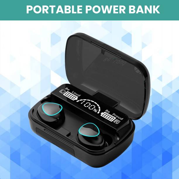 FRONY M10 Wireless (Earbuds) Power Bank LED Display with Deep Bass Stereo SoundX104 Bluetooth