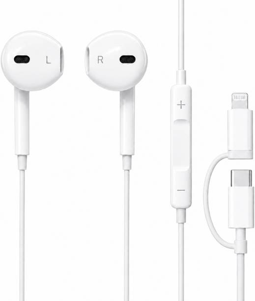 uddo Original Type C Earphones | Iphone Earphone | e noise Isolation -Android iOS Wired