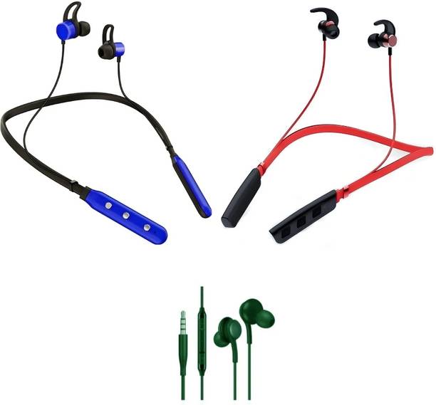 LEVELPLUS Bluetooth Music N2 & Buzz R1 With Akg Neckband Combo 45 Hours Playtime Bluetooth