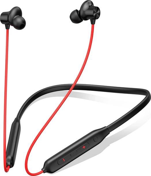 CIHYARD Buls C2 - MAGNETIC POWER OFF/ON 48Hr Playtime Headphone Neckband (RED8) Bluetooth