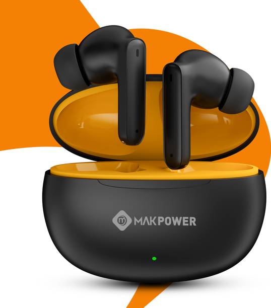 MAK POWER 40 Hours Music, TWS Earbuds with Clear Audio and Touch Control, Rich Audio Mix Bluetooth