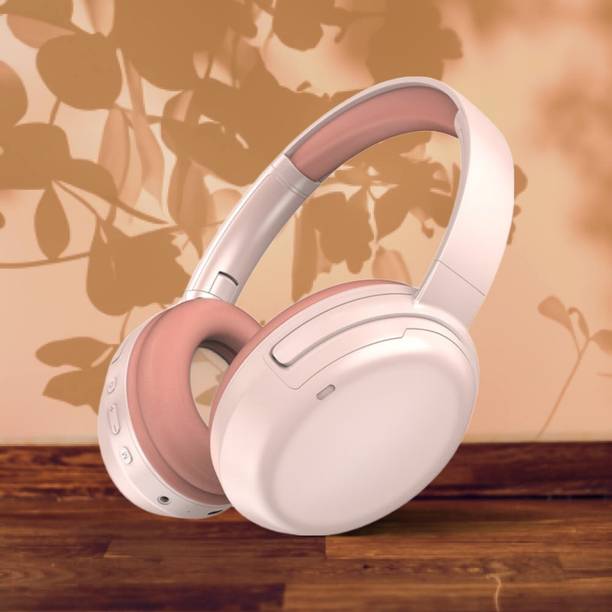 MECKWELL 40H Play Super Bass ANC BT Wireless Headphone with Mic Foldable Design & Aux P79 Bluetooth & Wired