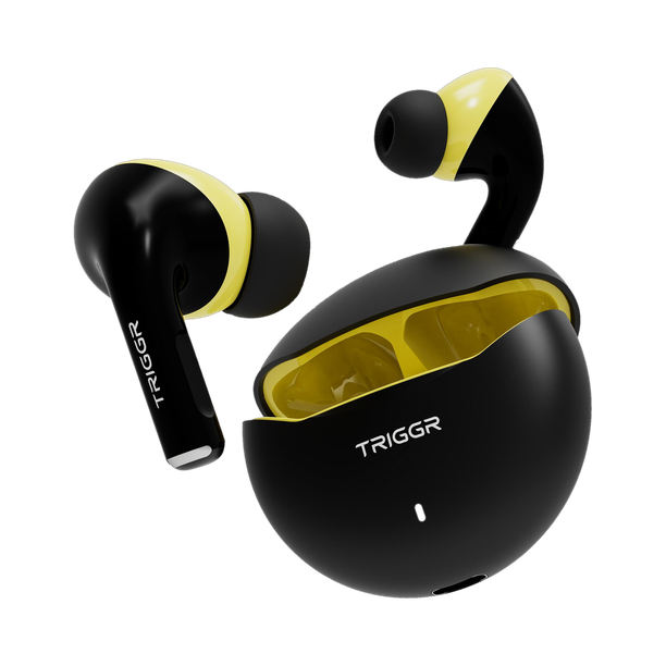 TRIGGR Rizz Duo with Latest BT v6.0, Dual Pairing, Premium Rubber Finish, 40Hr Playtime Bluetooth