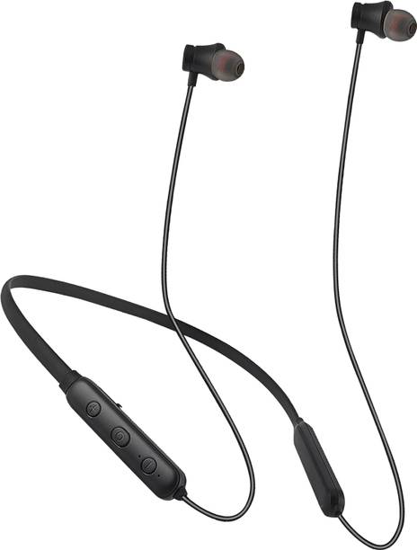 WRADER BT Wireless Sports Neckband with Mic Bluetooth Earphones for Mobiles Bluetooth Gaming