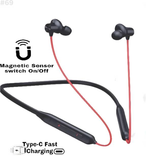 GDS Z2 Bullets Wireless with Fast Charge, 70 Hrs Batery Life, Earphones with mic_UJG Bluetooth & Wired