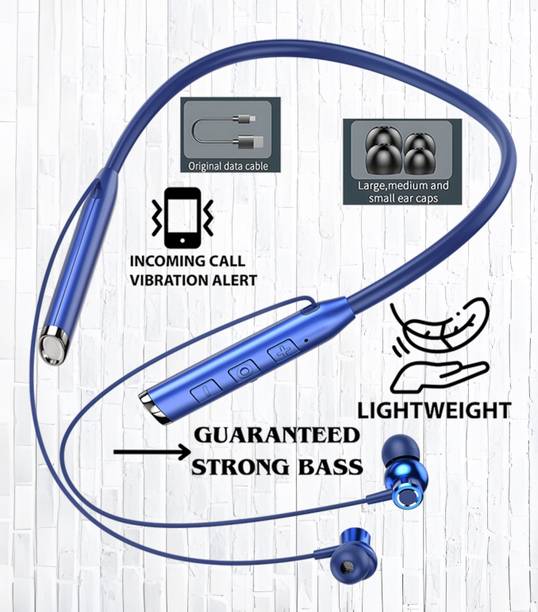 GEMFLY Vibration Alert, 48 Hours Playtime, ENC, HD Sound Quality & Stereo Bass W54 Bluetooth