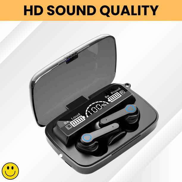 GUGGU M19 Bluetooth Wireless Earbuds Large Dual LED Display With High Stereo SoundD53 Bluetooth