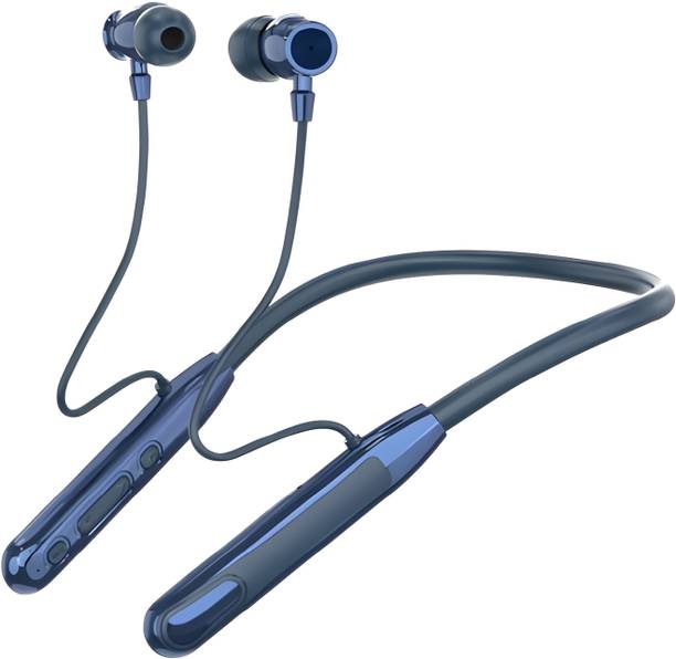 Bxeno Phantom Bluetooth Neckband Magnetic On/Off ,100H Battery|Gaming Low Latency|ENC8 Bluetooth