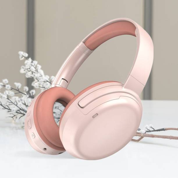 LOPAZ 40H Play Super Bass ANC BT Wireless Headphone with Mic Foldable Design & Aux P90 Bluetooth & Wired