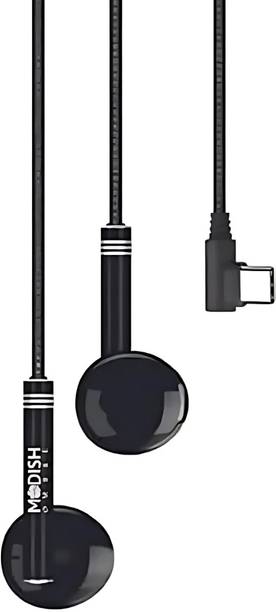 ModishOmbre Bass Beat Type C Wired Earphone, Extra Bass and Type C Jack Wired without Mic