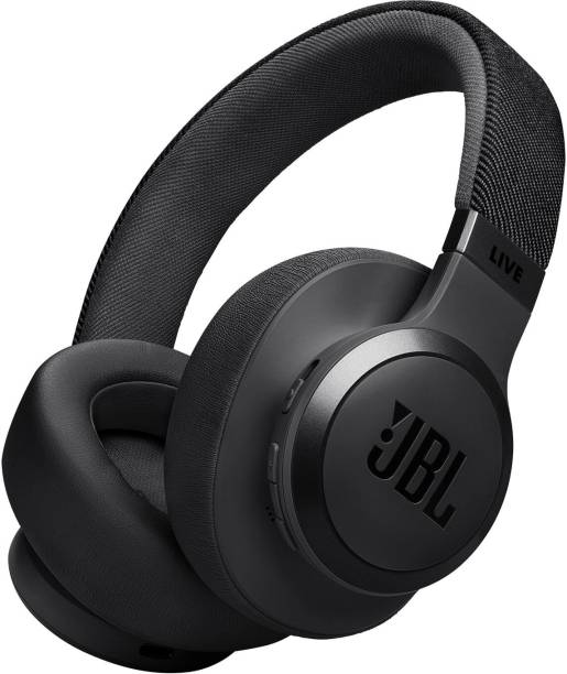 JBL Live 770NC with ANC, 65Hr Playtime,Speed-charge,BT 5.3 (LE Audio), Personify 2.0 Bluetooth Gaming Headset