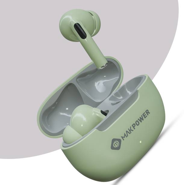 MAK POWER TWS Earbuds with Auto Pairing Feature, Clear Calls Wireless Bluetooth