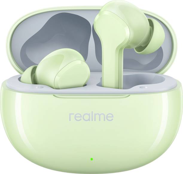 realme Buds T110 (RMA2306) with AI ENC for calls, 38 hours of Playback and Deep Bass Bluetooth