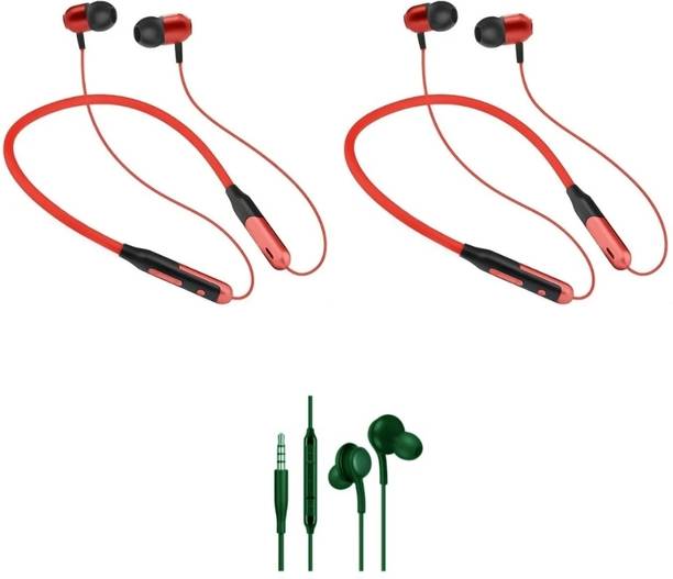 LEVELPLUS Jazz With Akg Neckband Combo 45 Hours Playtime Bluetooth