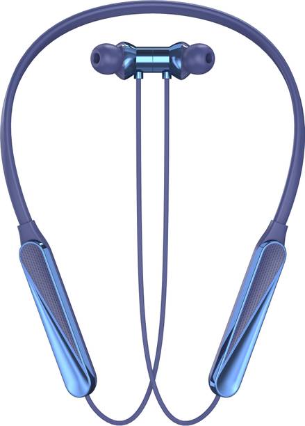 Mewiq Wireless Headphone - 100Hours Playtime Bluetooth Neckband headphones Earphone-3 Bluetooth Gaming