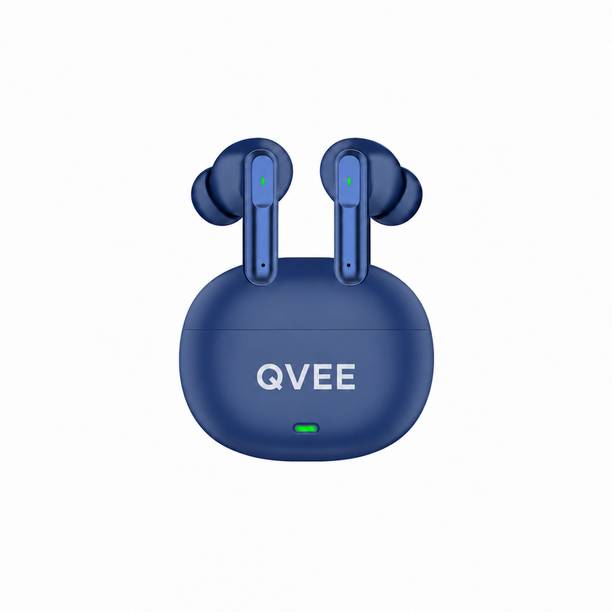 Qvee Aeropods with 50dB ANC, 360 Spatial AI Audio, Hi-Res LHDC and 48hrs Playtime-8 Bluetooth Gaming