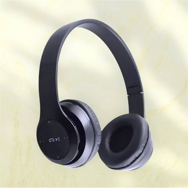 AIZINA HD Sound Headphones with Mic & SD Card, Long Battery Duration_JG Bluetooth & Wired