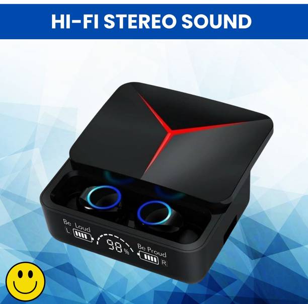 FRONY M90 Bluetooth Wireless Earbuds With Slide Design & 48Hrs. Playtime HeadphoneC120 Bluetooth