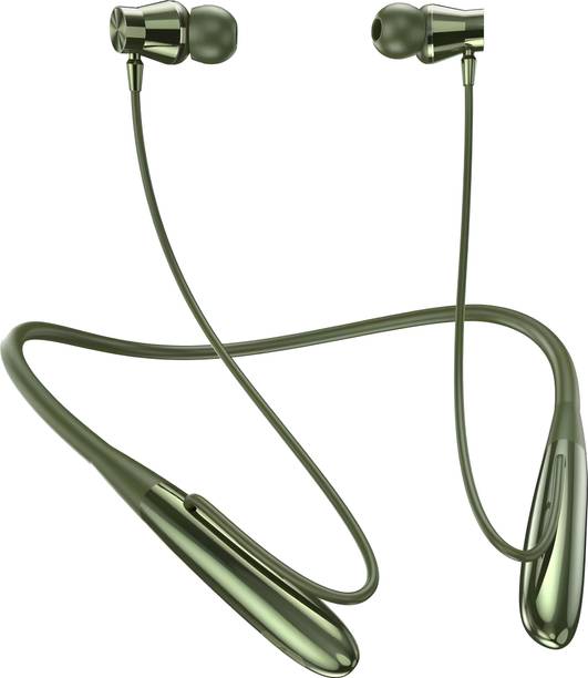 CIHYARD CR-10 Fox - 48 Hour Playtime Bluetooth Headphone Neckband Earphone (Green2) Bluetooth