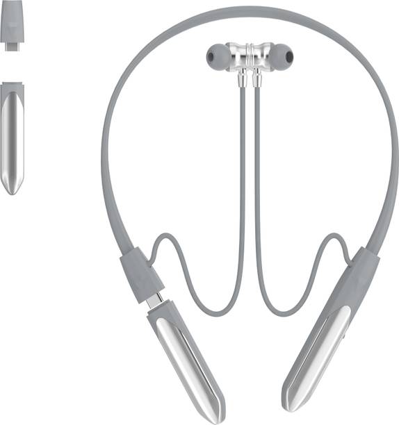 XEWISS DOUBLE BATTERY - MAGNETIC ON/OFF 48HRS PLAYTIME BLUETOOTH HEADPHONE NECKBANDS-7 Bluetooth Gaming