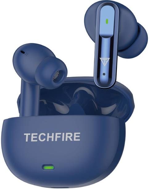 TECHFIRE 261 TWS Earbuds with 100 HRS Playtime,(50ms Low Latency), Bluetooth v5.3 Bluetooth