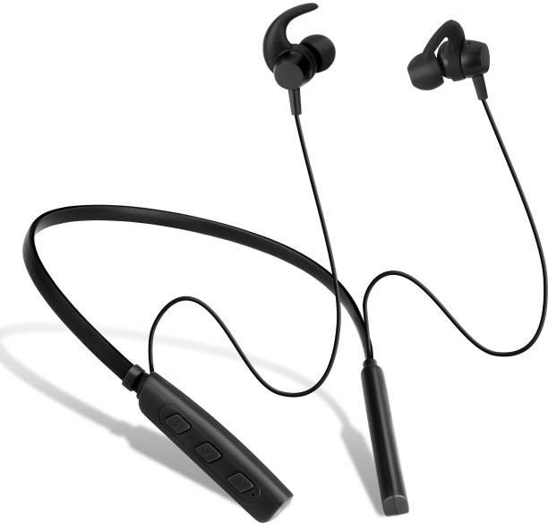 Rueqn Rockerz 235 Pro with upto 100Hr Playtime Wireless Neckband headphones Earphone Bluetooth Gaming Headset
