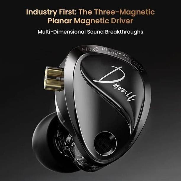 KZ Duonic 3 Planar Magnetic + Dynamic Hybrid Driver With Switch IEM Wired